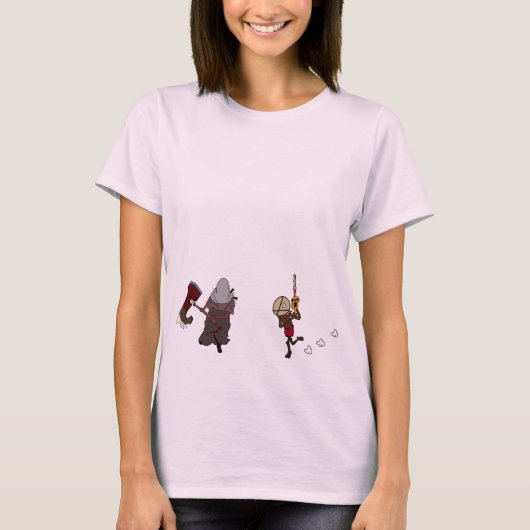 Chibi Chainsee & Executioner Majini T-shirt (Voorkant)