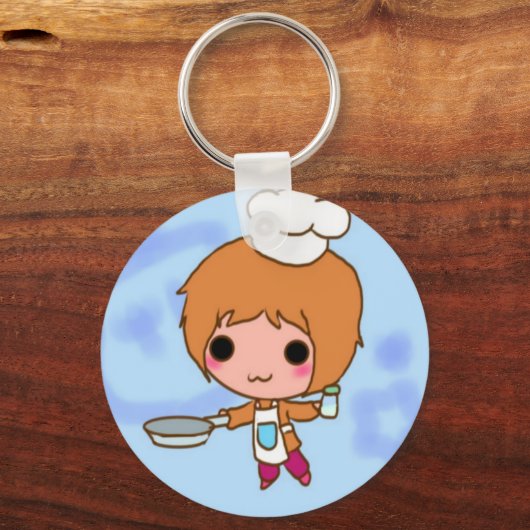 Chibi chef sleutelhanger (Voorkant)