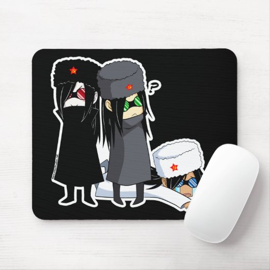 Chibi Commies Mousepad Muismat (Met muis)