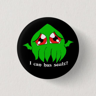 Chibi Cthulu lolthulu Ronde Button 3,2 Cm