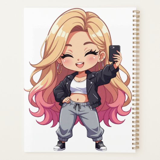 Chibi Cutie Planner (Achterkant)