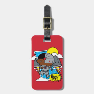 Chibi Cyborg Blast Off Bagagelabel