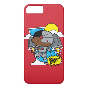 Chibi Cyborg Blast Off Case-Mate iPhone Case
