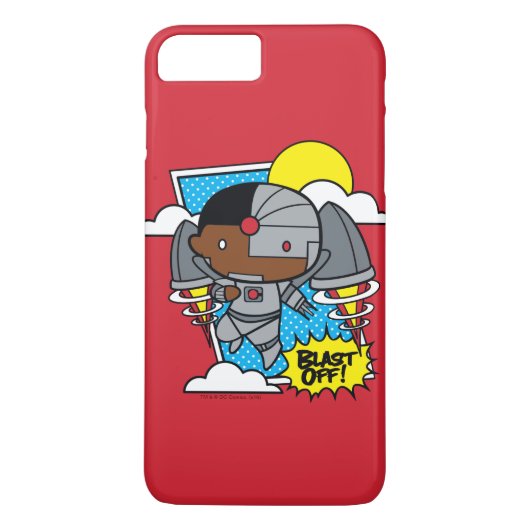 Chibi Cyborg Blast Off Case-Mate iPhone Case (Achterkant)