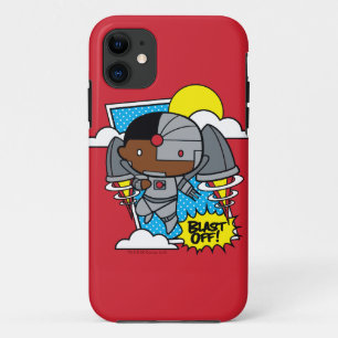 Chibi Cyborg Blast Off iPhone 11 Hoesje
