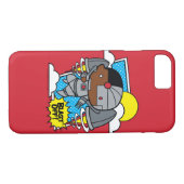 Chibi Cyborg Blast Off Case-Mate iPhone Case (Achterkant (Horizontaal))