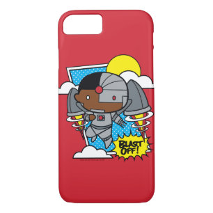 Chibi Cyborg Blast Off iPhone 8/7 Hoesje