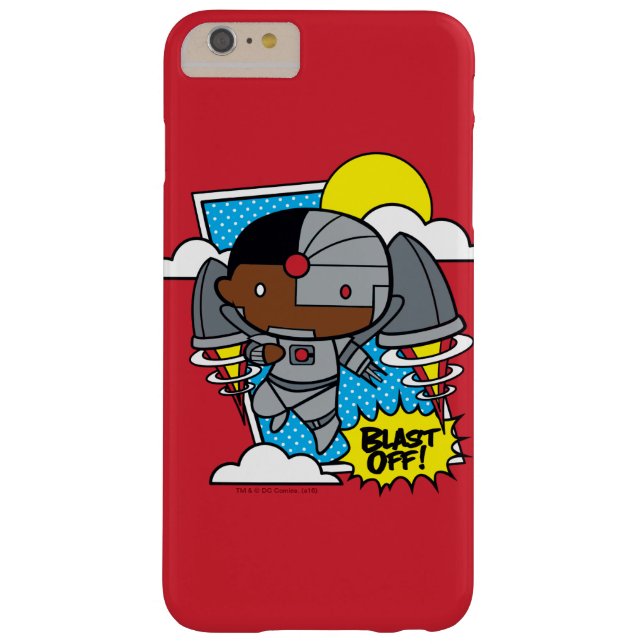Chibi Cyborg Blast Off Case-Mate iPhone Case (Achterkant)