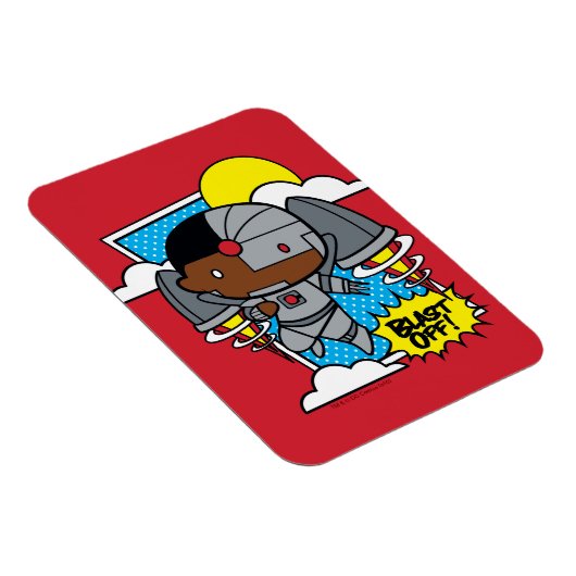 Chibi Cyborg Blast Off Magneet (Rechterzijde)