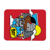 Chibi Cyborg Blast Off Magneet (Horizontaal)
