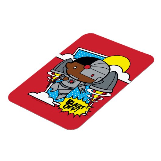 Chibi Cyborg Blast Off Magneet (Linkerzijde)