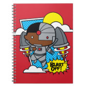 Chibi Cyborg Blast Off Notitieboek (Voorkant)