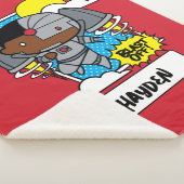 Chibi Cyborg Blast Off Sherpa Deken (3/4)