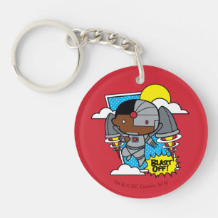 Chibi Cyborg Blast Off Sleutelhanger
