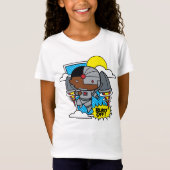 Chibi Cyborg Blast Off T-shirt (Voorkant)