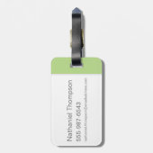 Chibi DAFFY DUCK™ EN BUGS BUNNY™ Bagagelabel (Achterkant verticaal)