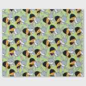 Chibi DAFFY DUCK™ EN BUGS BUNNY™ Cadeaupapier (Vlak)