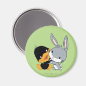 Chibi DAFFY DUCK™ EN BUGS BUNNY™ Magneet (Voorkant / Achterkant)