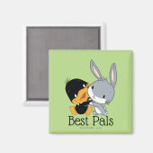 Chibi DAFFY DUCK™ EN BUGS BUNNY™ Magneet (Voorkant / Achterkant)