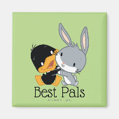 Chibi DAFFY DUCK™ EN BUGS BUNNY™ Magneet (Voorkant)