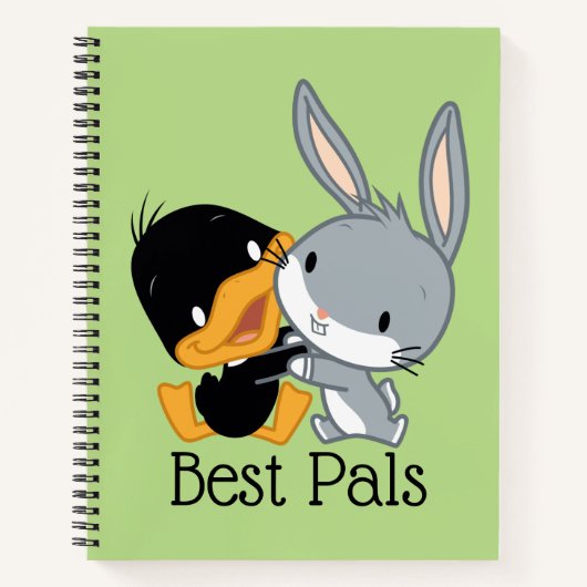 Chibi DAFFY DUCK™ EN BUGS BUNNY™ Notitieboek (Voorkant)