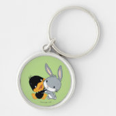 Chibi DAFFY DUCK™ EN BUGS BUNNY™ Sleutelhanger (Voorkant)