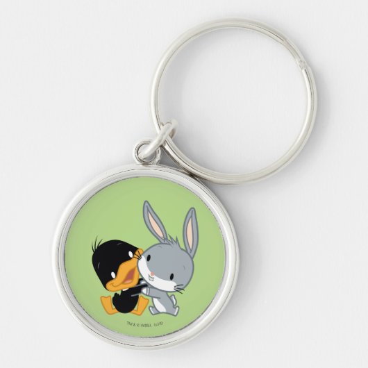 Chibi DAFFY DUCK™ EN BUGS BUNNY™ Sleutelhanger (Voorkant)