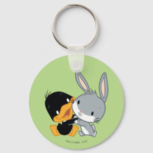 Chibi DAFFY DUCK™ EN BUGS BUNNY™ Sleutelhanger