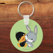 Chibi DAFFY DUCK™ EN BUGS BUNNY™ Sleutelhanger (Voorkant)