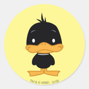 Chibi DAFFY DUCK™ Ronde Sticker