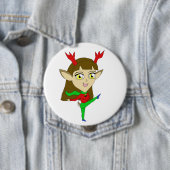 chibi-danseres rendiermeisje ronde button 4,0 cm (In situ)