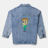 chibi denim jacket (Achterkant)