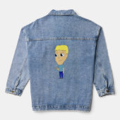 chibi denim jacket (Achterkant)