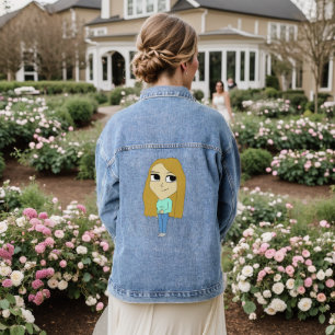 chibi denim jacket