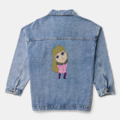 chibi denim jacket (Achterkant)