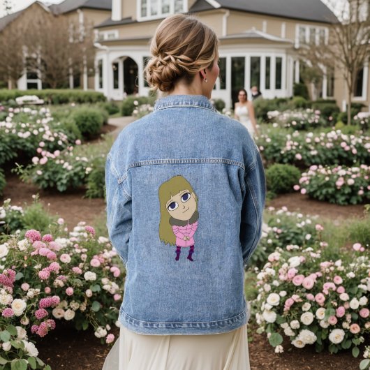 chibi denim jacket (Huwelijk Achterkant)