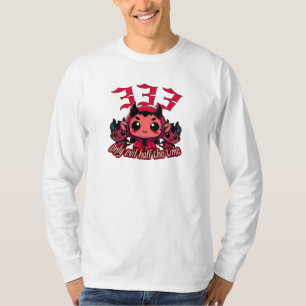 Chibi Devil - 333 Alleen kwaad de helft van de tij T-shirt