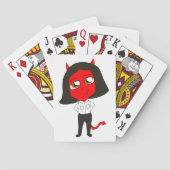 chibi devil girl pokerkaarten (Achterkant)