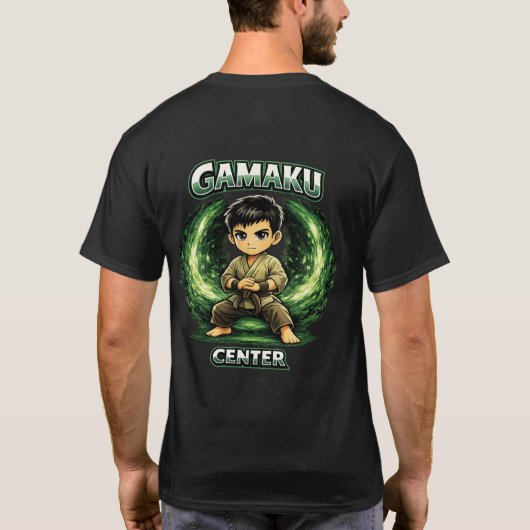Chibi Dojo Gamaku Centrum T-shirt (Achterkant)