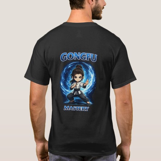 Chibi Dojo Gongfu Meesterschap T-shirt (Achterkant)