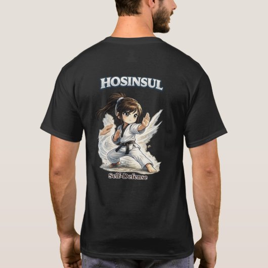 Chibi Dojo Hosinsul Zelfverdediging T-shirt (Achterkant)