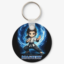 Chibi Dojo Meesterschap Flow Sleutelhanger