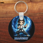 Chibi Dojo Meesterschap Flow Sleutelhanger (Voorkant)