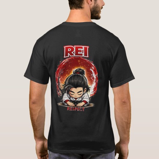 Chibi Dojo Rei Respect T-Shirt (Achterkant)