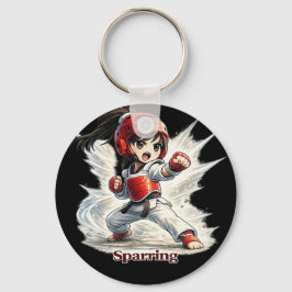 Chibi Dojo Sparring Breaking Sleutelhanger