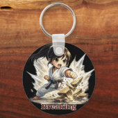 Chibi Dojo Sparring Breaking Sleutelhanger (Achterkant)