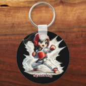 Chibi Dojo Sparring Breaking Sleutelhanger (Voorkant)
