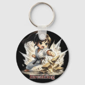 Chibi Dojo Sparring Breaking Sleutelhanger (Achterkant)