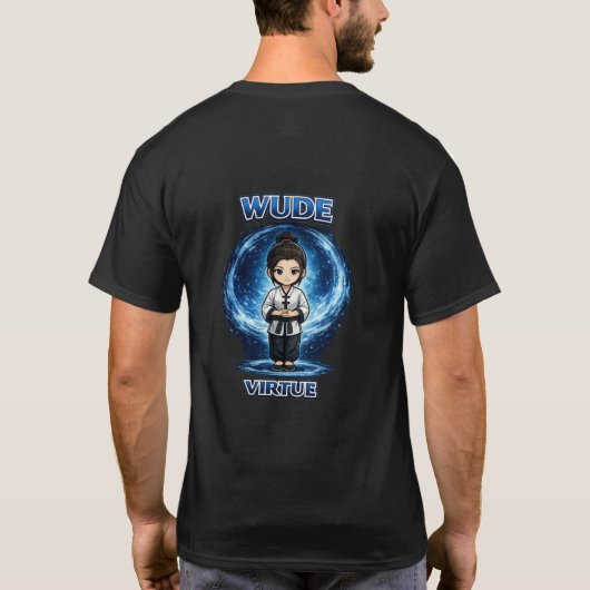 Chibi Dojo Wude Deugd Tee T-shirt (Achterkant)