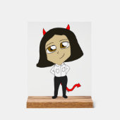 chibi-duivel acryl bord (Voorkant)